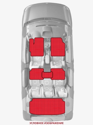 ЭВА коврики «Queen Lux» комплект для Buick LeSabre (4G)